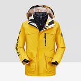 Jacket Men Winter 2021 Softshell Thicken White Duck Down Warm Waterproof Military Windbreaker Big Size Parkas Thermal Loose Coat