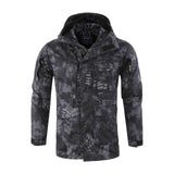 Military Camouflage Jacket Men Spring Autumn Army Field Tactical Windbreaker Waterproof Jacket Trench Hooded Coat Men's Clothing