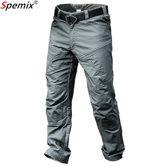 Men’s Waterproof Tactical Pants Male Jogger Casual Cargo Pants Urban Combat Trousers Multi Pockets Ripstop Army Military Style