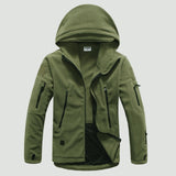 US UK Military Fleece Tactical Jacket Men Thermal Warm Hooded Coat Outdoors Pro Military Softshell Hike Outerwear Army Jackets
