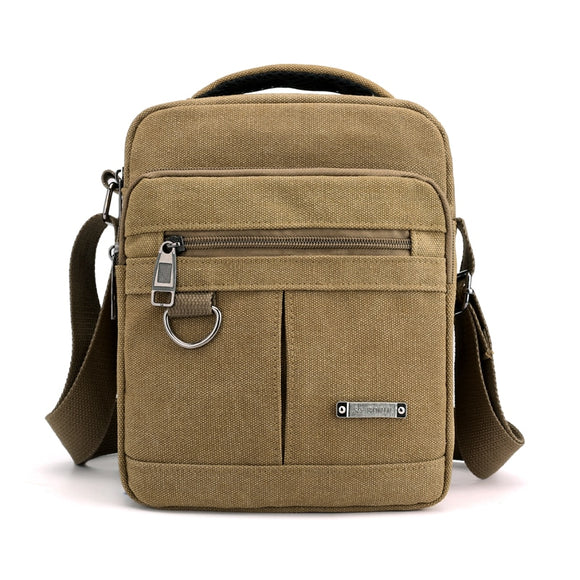 New casual men's canvas shoulder bag men Messenger bags simple lightweight small travel bag crossbody bag