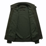 Autumn Winter Tactical Military Jacket Men Windproof Multiple Pockets Coat Air Force Casual Cargo Jacket High Quality Clothing