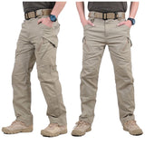 IX9 Tactical Pants Men Casual Cargo Pants Army Military Style Waterproof Training Trousers Male Durable Working Pants XXXL