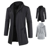 2020 Spring And Autumn Fashion Casual Men Korean-style Mid-length Hoodie Cardigan Coat