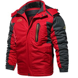 2021 Winter Thicken Jackets Men Snow Warm Fleece Coats Parkas Hooded Overcoat Windbreaker Waterproof Military Jacket 7XL 8XL 9XL