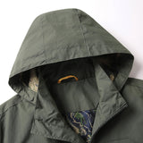 Men's Army Military Windbreaker Jacket Spring Autumn Casual Slim Breathable Hooded Zipper Thin Coat Male Waterproof Jacket 5XL