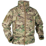 Army Camouflage Airsoft Jacket Men Military Tactical Fleece Coats Winter Waterproof Softshell Windbreaker Jacket Hunt Clothing