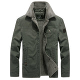 Brand Winter Military Fleece Jacket Men Thicken Warm Parka Coats Casual Fur Collar 5XL 6XL Tactical Bomber Pilot Jacket Outwear