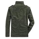 Men's Military Jacket Casual Cotton Multi-pocket Army Bomber Flight Coat Plus Size 7XL Windbreaker Army Jacket Jaqueta Masculina