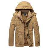 Winter Thick Warm Military Jacket Men Tactical Pilot Army Parkas Casual Cotton Coats Fleece Bomber Jacket Plus Size 6XL Overcoat