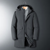 Winter Long Jacket Men Cotton Coat Hooded Oversized 6XL 7XL 8XL Parkas Loose Thick Warm Windproof Big Size Padded Windbreaker